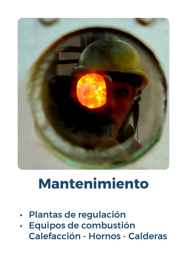 Mantenimiento Plantas de regulación Equipos de combustión Calefacción - Hornos - Calderas